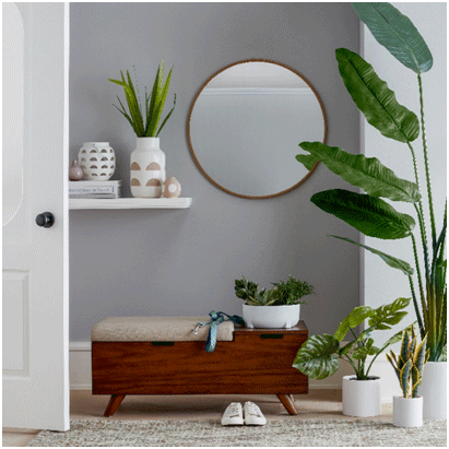 Green entryway