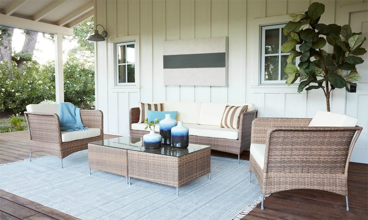 Deck the patio with weatherproof furniture