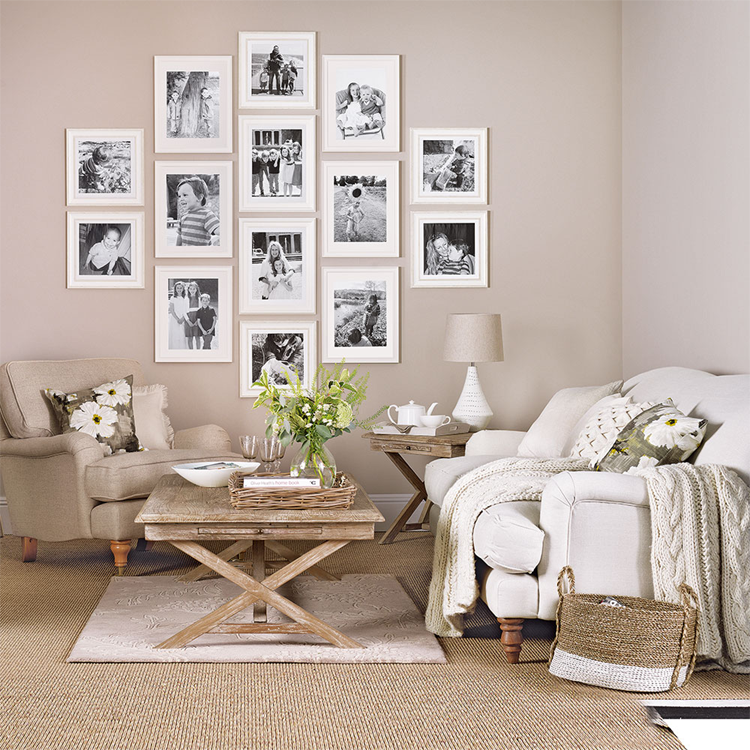 Family photos, heirlooms decorate home on a low budget