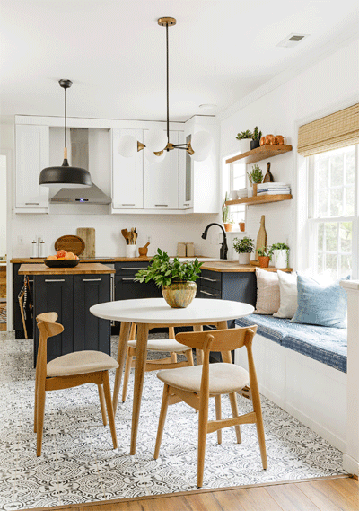 Keep it simple Breakfast nook ideas