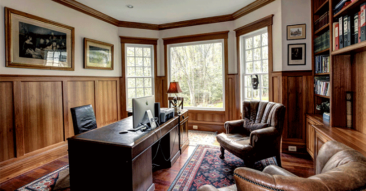 Traditional Home Office Interior Design