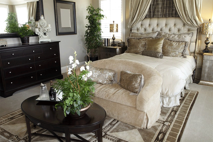 elegant luxury master bedroom