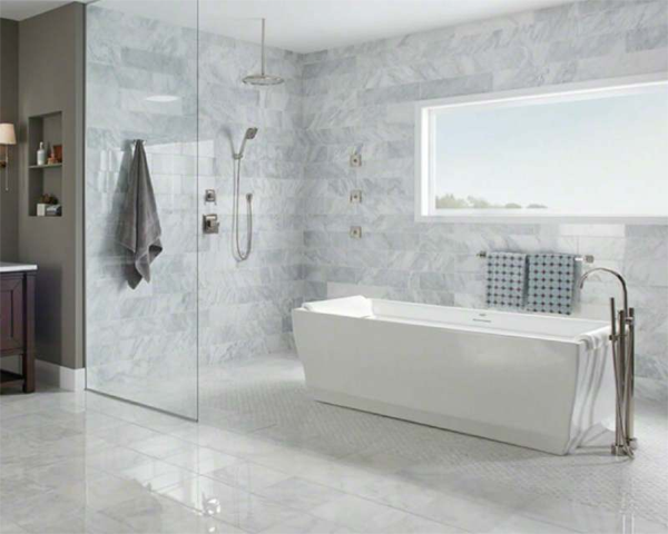 White marble bathroom