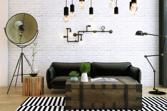 The industrial interior design style