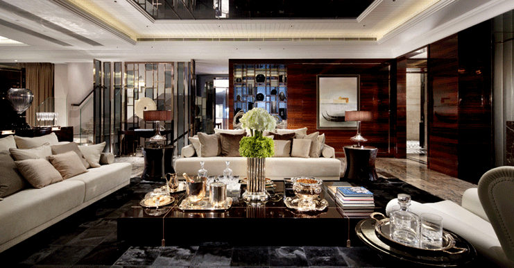 Luxury Living and Dining Room Design