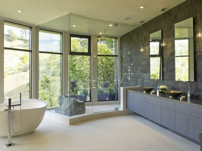 spa-like modern bathroom