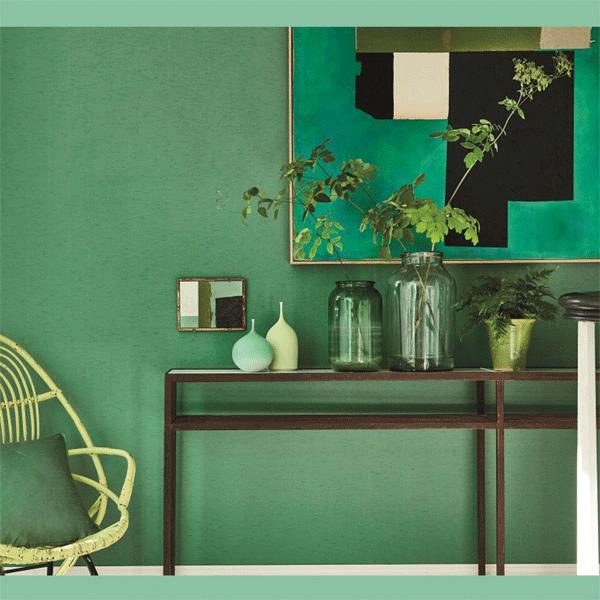 The green décor