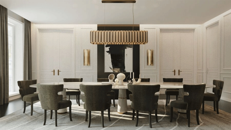 Modern Glam Dining Room