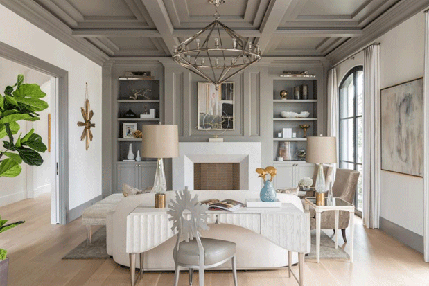 Modern Glam Living Room Design