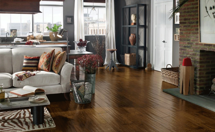 Living Room: Hardwood Flooring